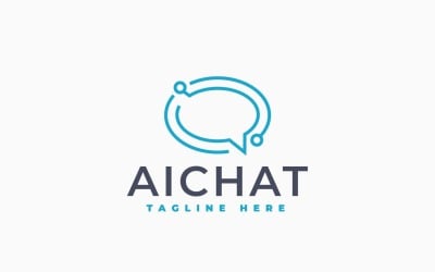 Ai Chat Logo Template Design