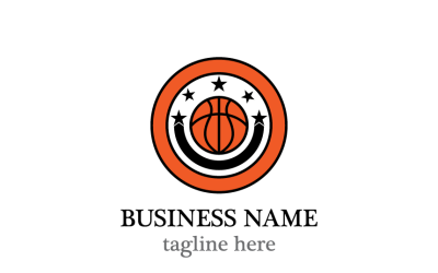 Basketball Logo Template Bold and Modern Sports