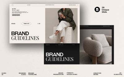 Brand Guidelines Digital Google Slides Template