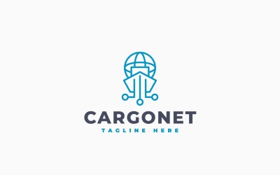 Modello di progettazione del logo della rete di carico
