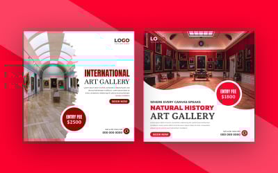 Art Gallery Social Media Post Template
