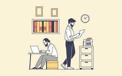 Cómoda y concentrada: trabaja desde su propia pequeña casa de concentración.