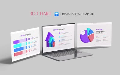 3D Chart Keynote Template