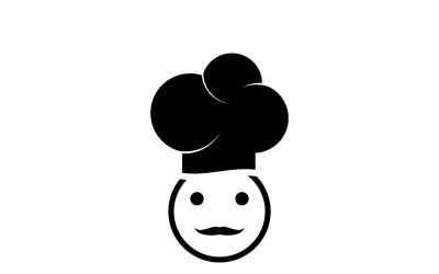 Vorlage für ein professionelles Logo eines Kochs im Bereich Lebensmittelbranding