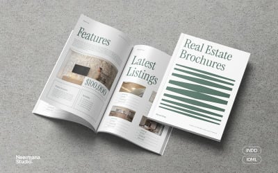 White Modern Real Estate Brochure