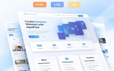 AquaFlow | Multipurpose | Landing Page Templates