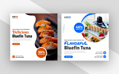 Bluefin Tuna Sale Social Media Post Template Ver-1