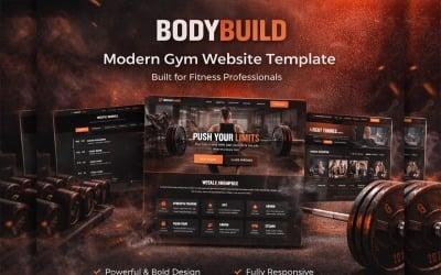 Bodybuilding | Fitnessstudio | HTML-Vorlagen