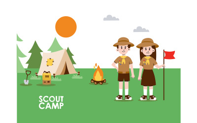 "FREE" Boy and Girl Scout Camp Atmosphere