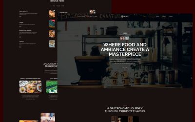 HTML-шаблон цільової сторінки Nuwa - Bistro