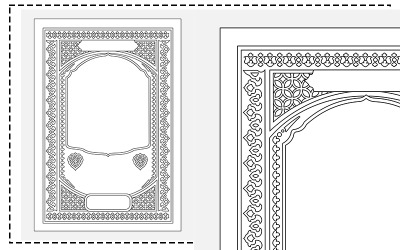 Islamic Arabic Cover Design, Koran book cover