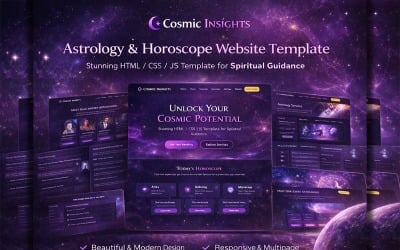 Kozmik İçgörüler | Astroloji | HTML Şablonları