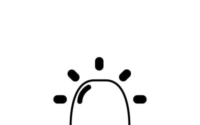 Icono de luz de sirena de policía vectorial para alerta de emergencia