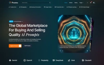 Prontro – The Global Marketplace for Buying and Selling Quality AI Prompts