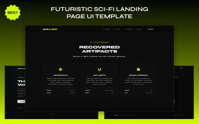 UFO – Адаптивний HTML-шаблон цільової сторінки