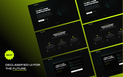 UFO Sci-Fi and Space Research Responsive Landing Page Template