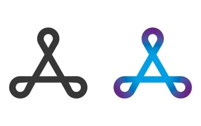 Abstract Knot Triangle Logo for Creative and Corporate Identity