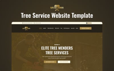 Elite Tree Menders Tree Service Template: Premium Nextjs