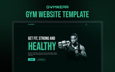 Gymkear – Plantilla Elementor para sitio web de fitness y gimnasios