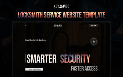 Keyviso – Modello di sito web Next.js per azienda di fabbri