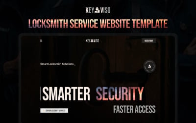 Keyviso – 锁匠公司 Next.js 网站模板