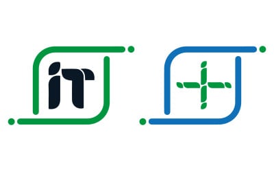 Medical Technology Icon Logo Set for Healthcare and Innovation
