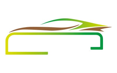 Modern Car Side Logo for Automotive and Transport Service