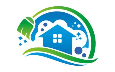 Smart Home Wave Logo for Real Estate and Property Service