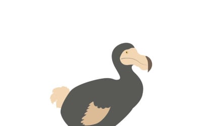 Ilustración de un pájaro dodo