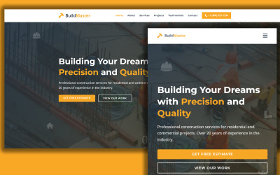 BuildMaster | Design, Construction Company Templates
