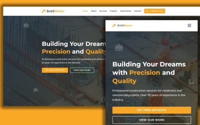 BuildMaster | Шаблоны для проектных и строительных компаний