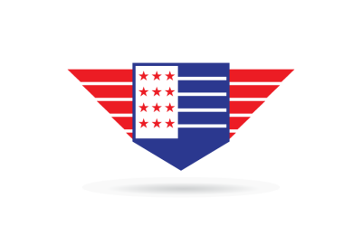 National Emblem Shield Logo Template