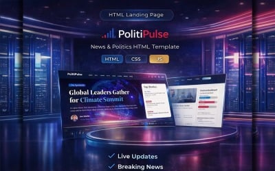PolitiPulse | 新闻 | 政治 | 落地页模板