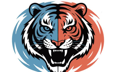 Vector logo design GHOST TIGER