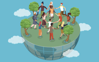 International community,  diverse group of people