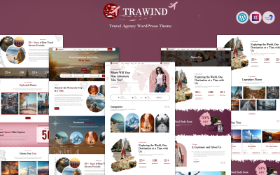 Trawind - WordPress-thema voor reisbureaus