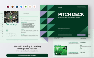 AI Credit Scoring Fintech Investor Pitch Deck