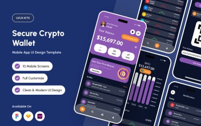 Cryptix - Daily Trader Crypto Wallet UI Kit