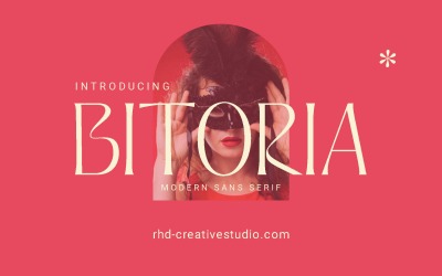 BITORIA – Moderne serifenlose Schriftart