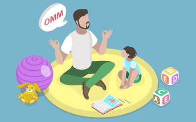 Спокойный папа, воспитание детей и отцовство