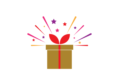 Gift Box Logo Template – Free Download