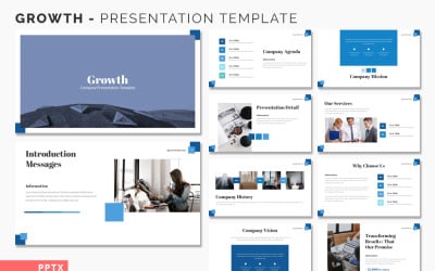 PowerPoint-Vorlage für Wachstum