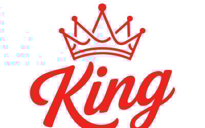 Słowo królewskie skupione na czerwonym