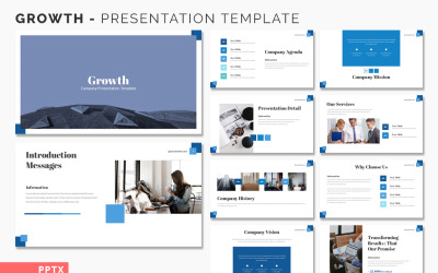 PowerPoint-mall för tillväxt