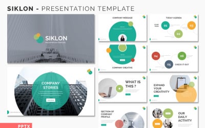 Шаблон презентації Siklon PowerPoint