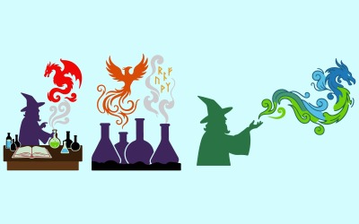 Arcane Alchemist's Lab Fantasy Book Cover Art