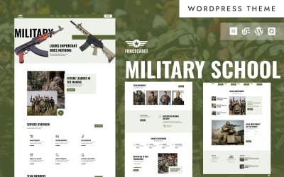 ForceCadet - Scuola militare, programmi per cadetti e ammissioni Tema WordPress WooCommerce Elementor