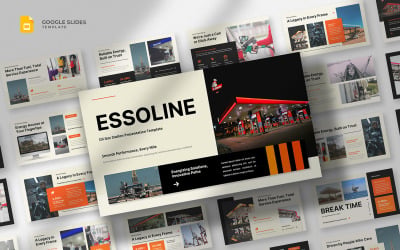 Szablon Google Slides dla branży ropy i gazu – Essoline