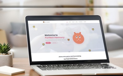 PurrfectHarmony | Macskák | Landing Page Sablonok | Háziállatok