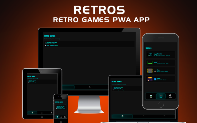 Retros – PWA-приложение с ретро-играми
